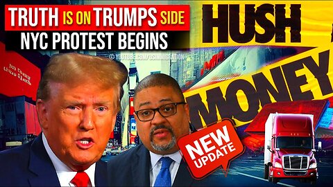 NYC Protest Begins🔥Truckers Block New York! Truth is on Trump's Side - NY HUSH money Jury Selection!