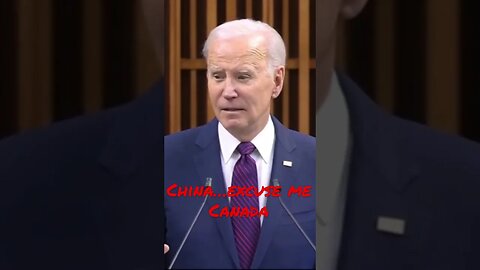 Biden applauds china…whoops Chinada he meant