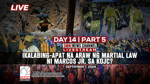 LIVE: Ika-14 na araw ng martial law ni Marcos Jr. sa KOJC? | September 7, 2024