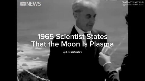 In 1965, a Real Scientist, Professor Among R. Foster, Stated That the Moon Is Plasma - NOT SOLID !!!