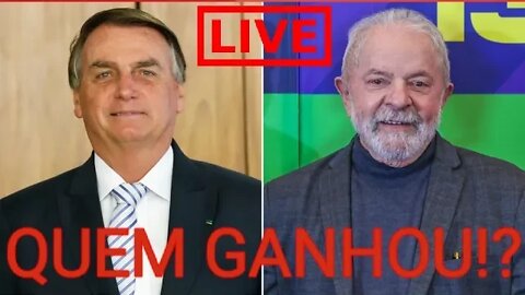 ELEIÇÕES 2022 QUEM GANHOU LULA OU BOLSONARO!?