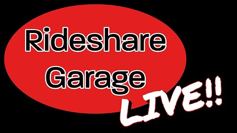 Rideshare Garage LIVE Stream | Uber Driver Lyft Driver Uber Eats driver