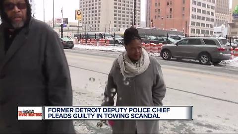 Plea deal accepted for former Detroit police deputy chief in towing scandal