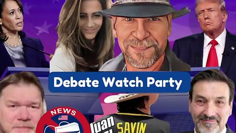 CaptKyle Patriots, MajFreddy, LTC Riccardo Bosi, Dave w NewsTreason & Juan O'Savin Trump & Kamala Live Debate 9/10