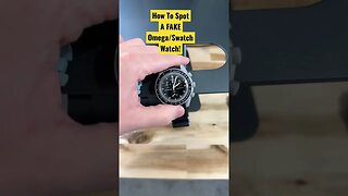 How To Spot A Fake Omega Swatch Watch Quickly!