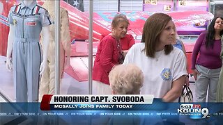 Senator McSally honors first female combat pilot Amy Svoboda