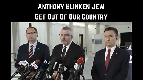 Anthony Blinken Get Out Of Our Country by Gregorz Braun