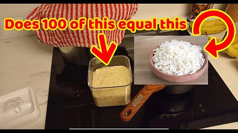 Is a 100 grains of rice equal to a bowl of rice?