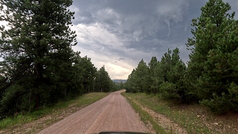 Tornado Forming Above Deadwood, South Dakota