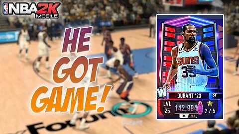 NBA 2k Mobile - "HE GOT GAME" - Playoff Cosmic Jasper Kevin Durant CANNOT BE STOPPED!!!!