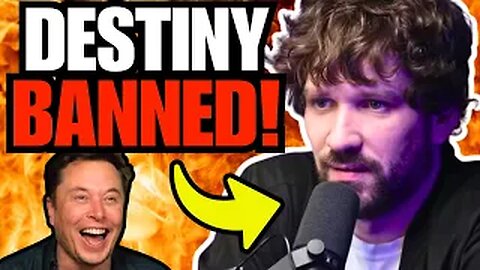 Destiny Banned on Kick, Demonetized on X!!