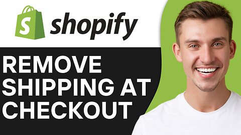 HOW TO REMOVE SHIPPING CALCULATED AT CHECKOUT IN SHOPIFY