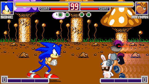 MUGEN - Sonic vs. Rayman - Download