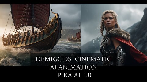 DemiGods AI Animated Film Concept #aianimation #film #vikings #mediveal #fantasy