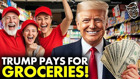 Trump Whips Out $100 BILLS, BUYS Groceries For Mom of Three | 'Media Doesn't Want You To See This'