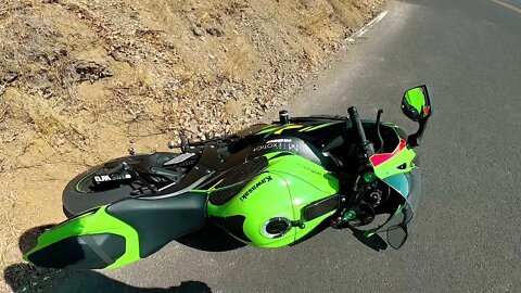 1ST CRASH EVER ON MALIBU CANYONS 2019 ZX10R KRT