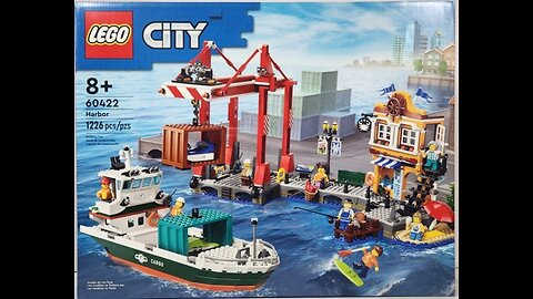 Lego 60422 Seaside Harbor with Cargo Ship Set MOC