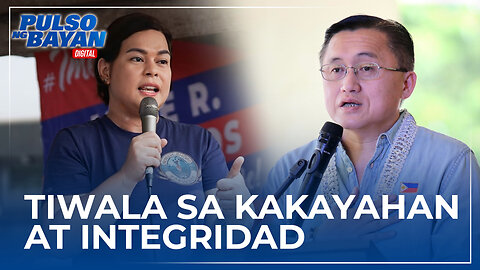 Sen. Bong Go, tiwala sa kakayahan at integridad ni VP Sara Duterte