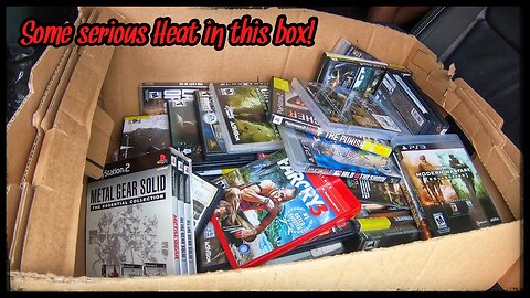 Big surprises inside this box of video games!