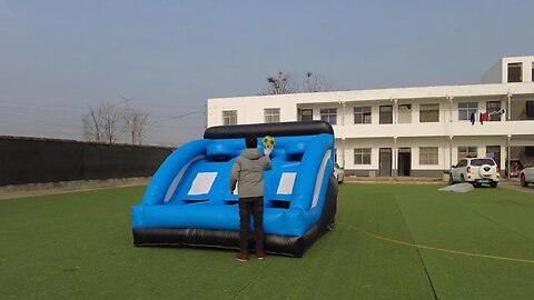 Inflatable Basketball Hoop Games #inflatablemanufacturer #factoryslide #bounce #castle #inflatable