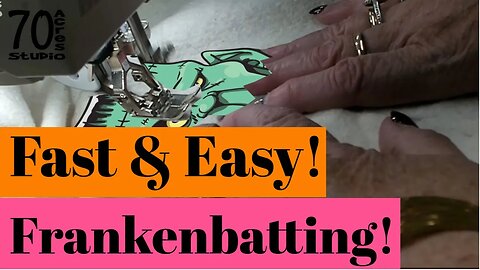 How to make #Frankenbatting! Using Batting Scraps. #sewinghacks