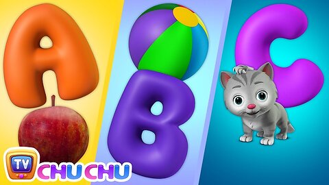 ABC song with _chuchu toy train alphabet song for k...