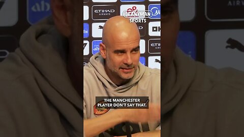 'Pellistri doesn’t say that!' | Pep Guardiola asked about Man City being biggest club in Manchester