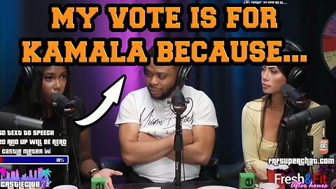 BW Is Voting For Kamala Because She DISLIKES Trump. Myron Then Said THIS! | Fresh & Fit 9/11/24