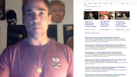 Drew Careys Son Says "S@r#w" the Presient" on Live TV - Latest Rants 1-26-17