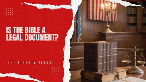 Is the Bible a Legal Document | Law and Order