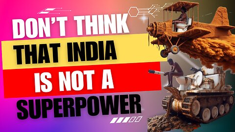 Don't think India isn't a superpower.