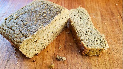 Quick Keto Avocado Bread Loaf (Nut Free Gluten Free)