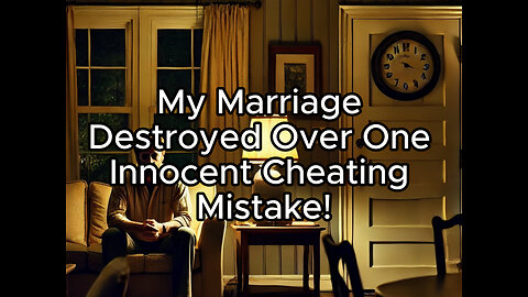 My Marriage Destroyed Over One Innocent Cheating Mistake #relationship #story