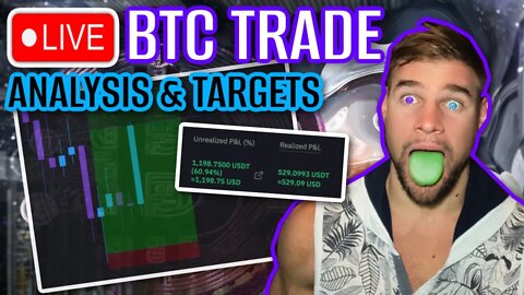 BTC BOTTOM?! LIVE TRADING + ANALYSIS