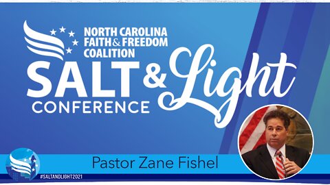 Zane Fishel at the 2021 NC Faith & Freedom Salt & Light Conference