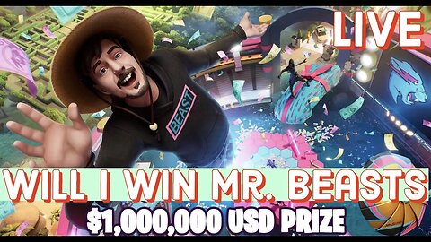 🔴MR. BEASTS MILLION DOLLAR CHALLENGE LIVESTREAM- FORTNITE- 100% WINNING