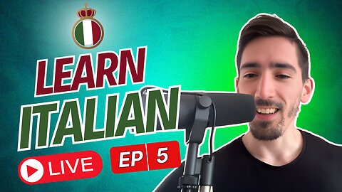 Learn Italian LIVE #5 | SI, SIA, NE, CI, & Personal questions