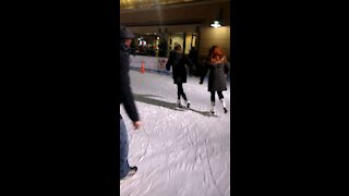 Ice skating downtown Canton Ohio