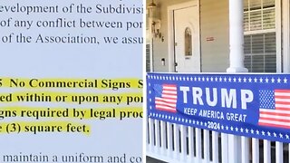 HOAs VS. Trump Supporters: Local HOA Goes After Pro-Trump Homeowner