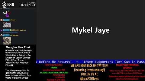 2024-08-18 07:00 EDT - Patriots Soapbox AM: with MykelJaye