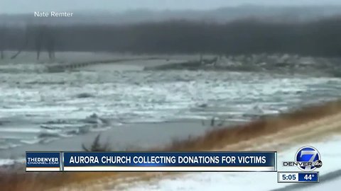 Aurora church collecting donations for flood victims