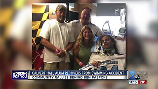 Community rallies behind Calvert Hall alum hurt at Ocean City