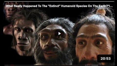 What really happened to the “extinct” humanoid species on Earth