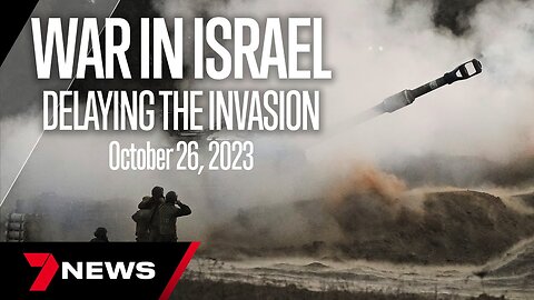 The U.S. pushes to delay Israel's ground invasion of Gaza |