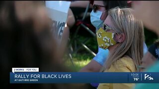 Peaceful Rally for Black Lives at Tulsa's Guthrie Green