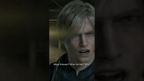 Krauser intercepts Leon & Luis #residentevil4 #residentevil4remake #shorts