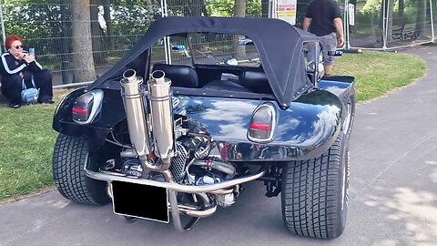 Volkswagen custom buggy loud sound