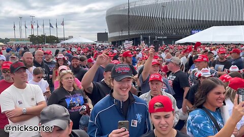 ⚡Insane: Over 50,000 PEOPLE in the overflow area, hours before PDJT speaks