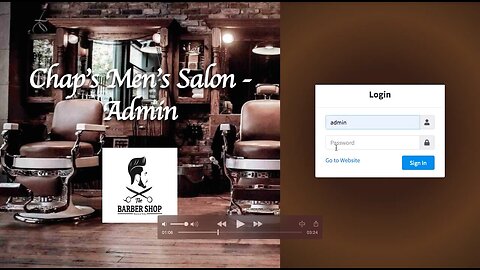 Barber Shop Online Booking Software with website