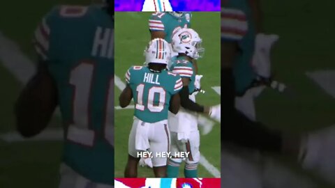 Tyreek Hill's "Basic White Man Handshake" To Mike Gesicki